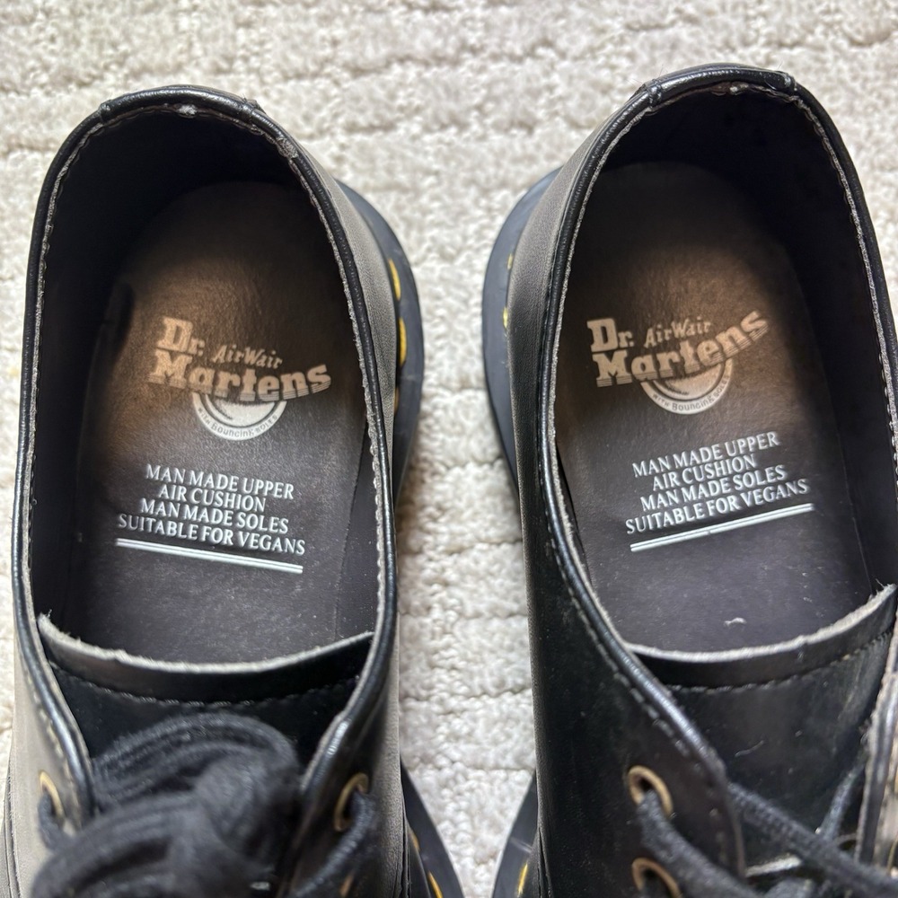 Dr. Martens 1461 Shoes Mens 4 Womens 5 Leather Lace Up Slip Resistant Oxfords - Picture 5 of 10
